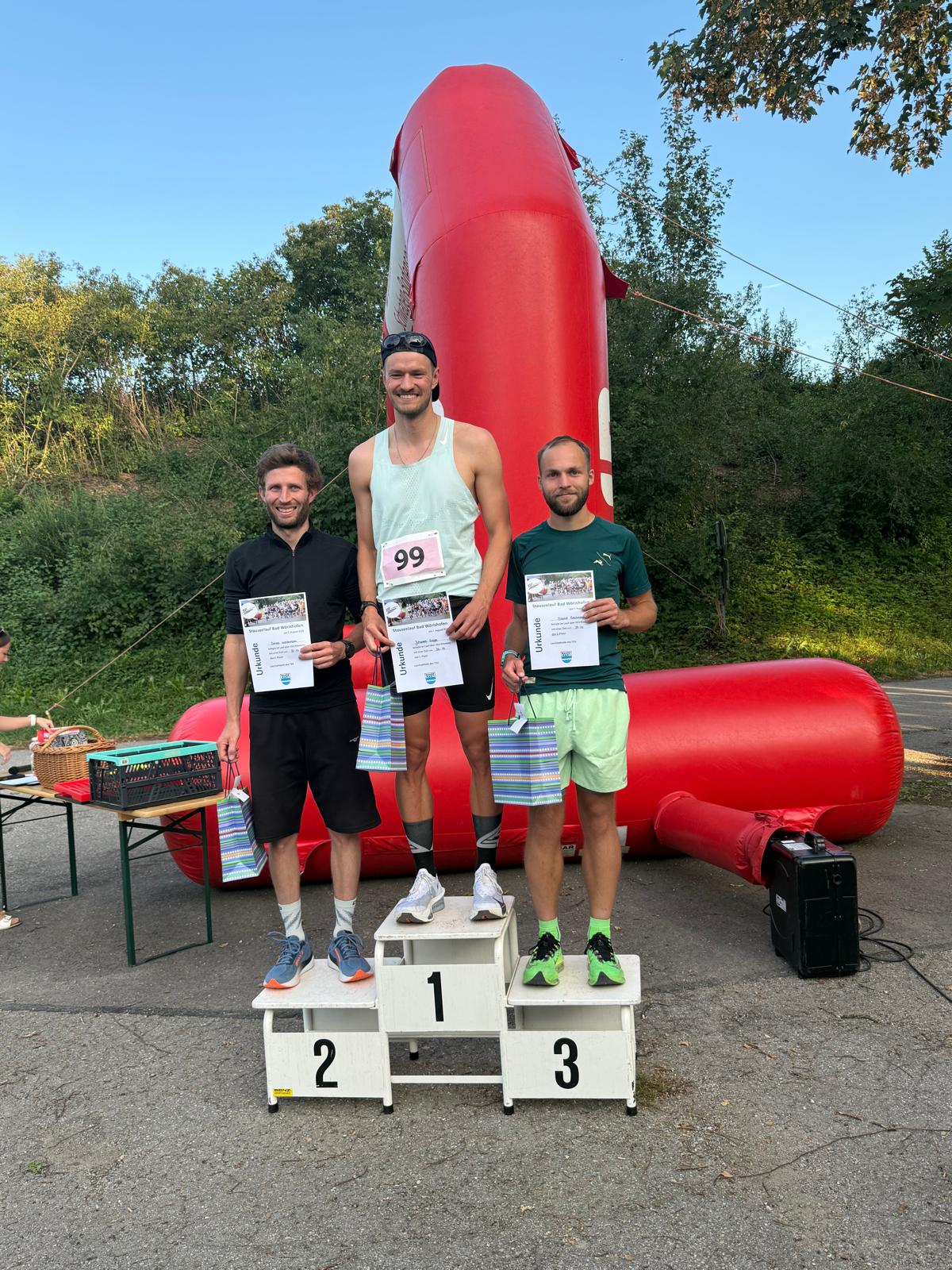 Sieger Herren 10,5 km