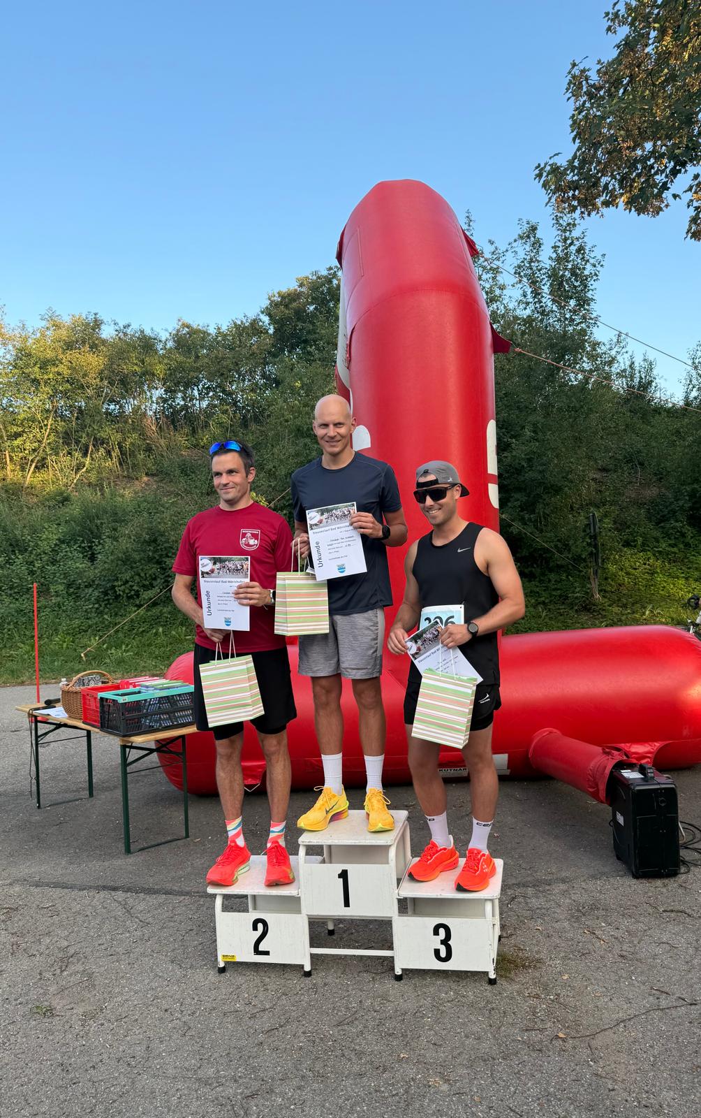 Sieger Herren 3,5 km